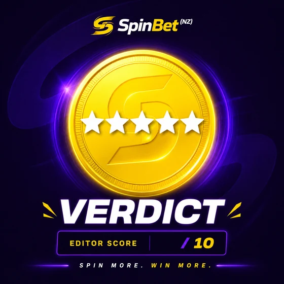 SpinBet legitimacy verdict badge